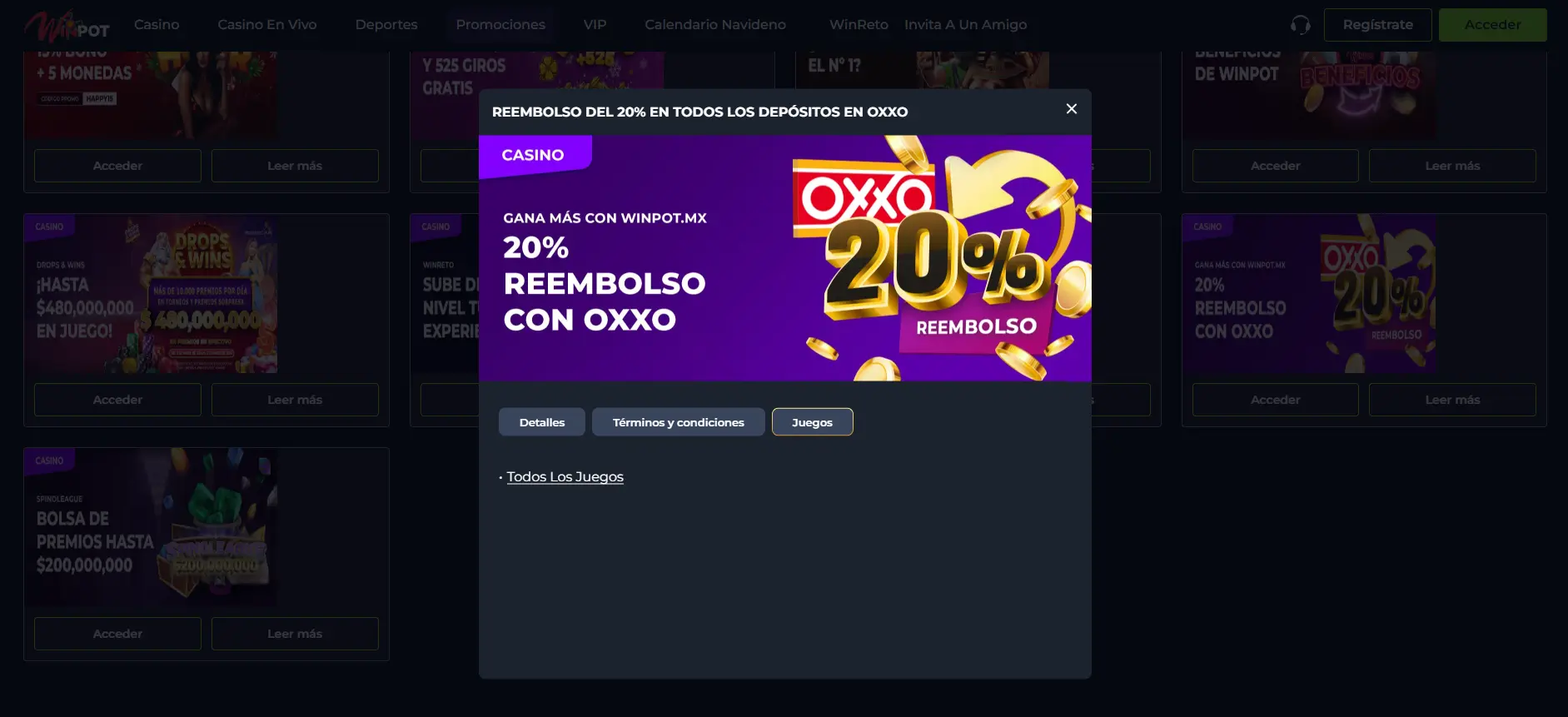 Winpot cashback con oxxo pay Cashback con oxxo pay