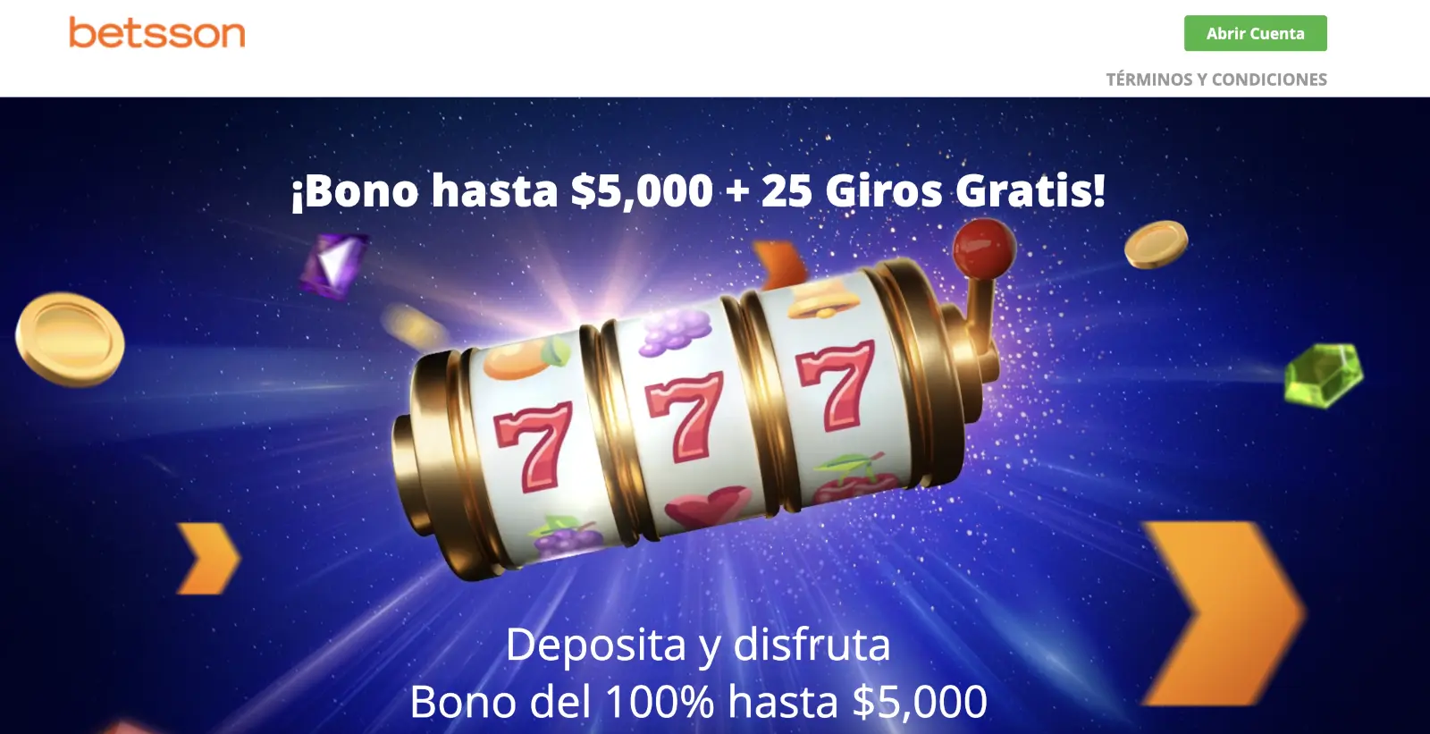 Bonos en Betsson México Bonos Betsson México