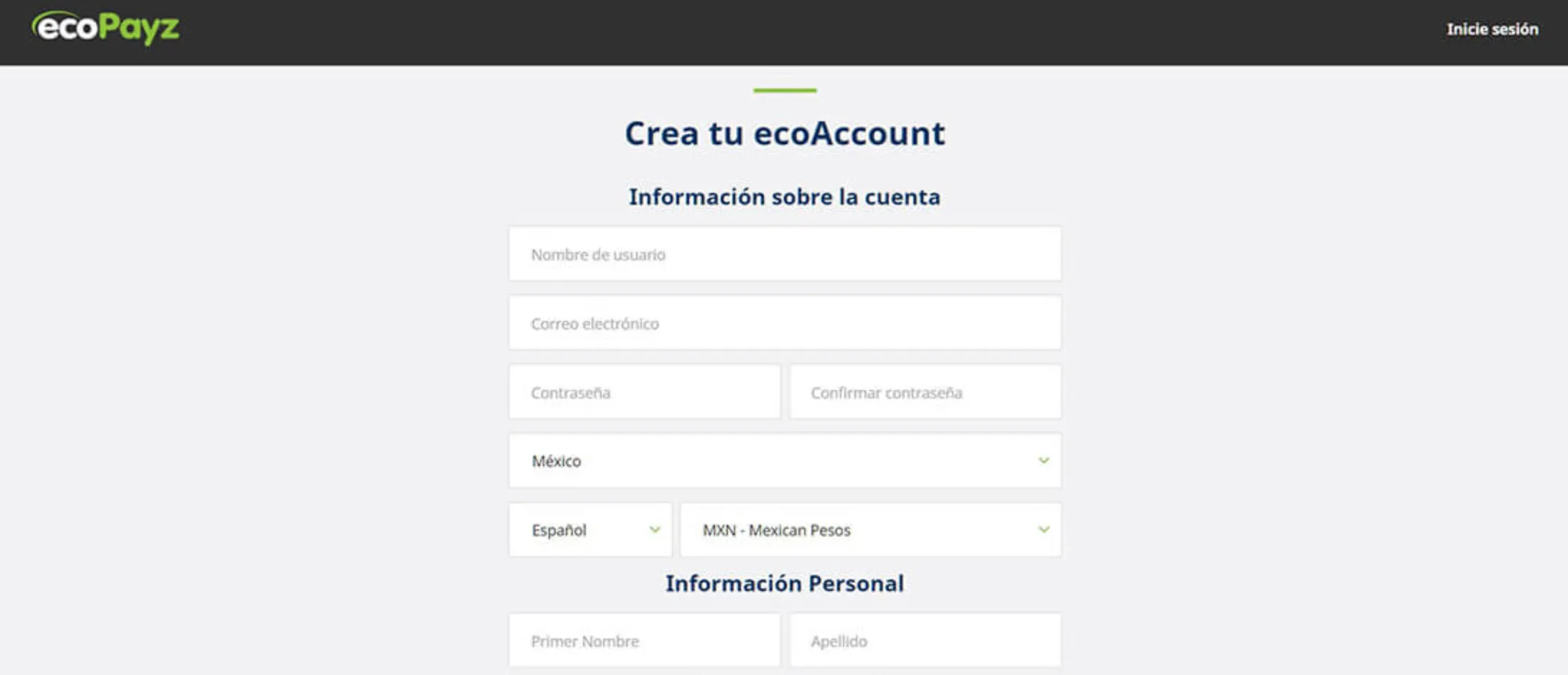 Crear tu cuenta en EcoPayz es fácil y rápido EcoPayz cuenta casinos online