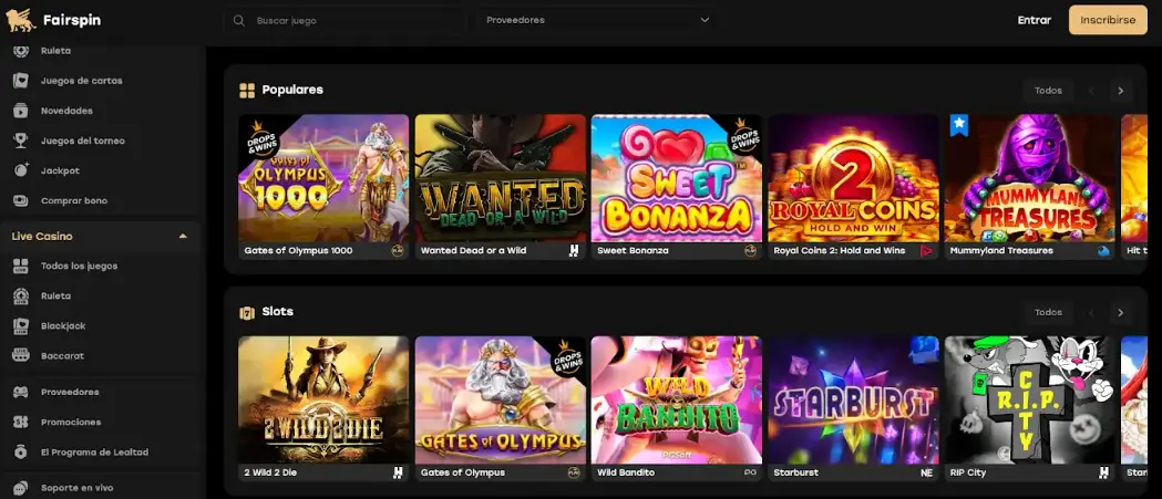 Sitio oficial del casino online Fairspin fairspin casino bonos